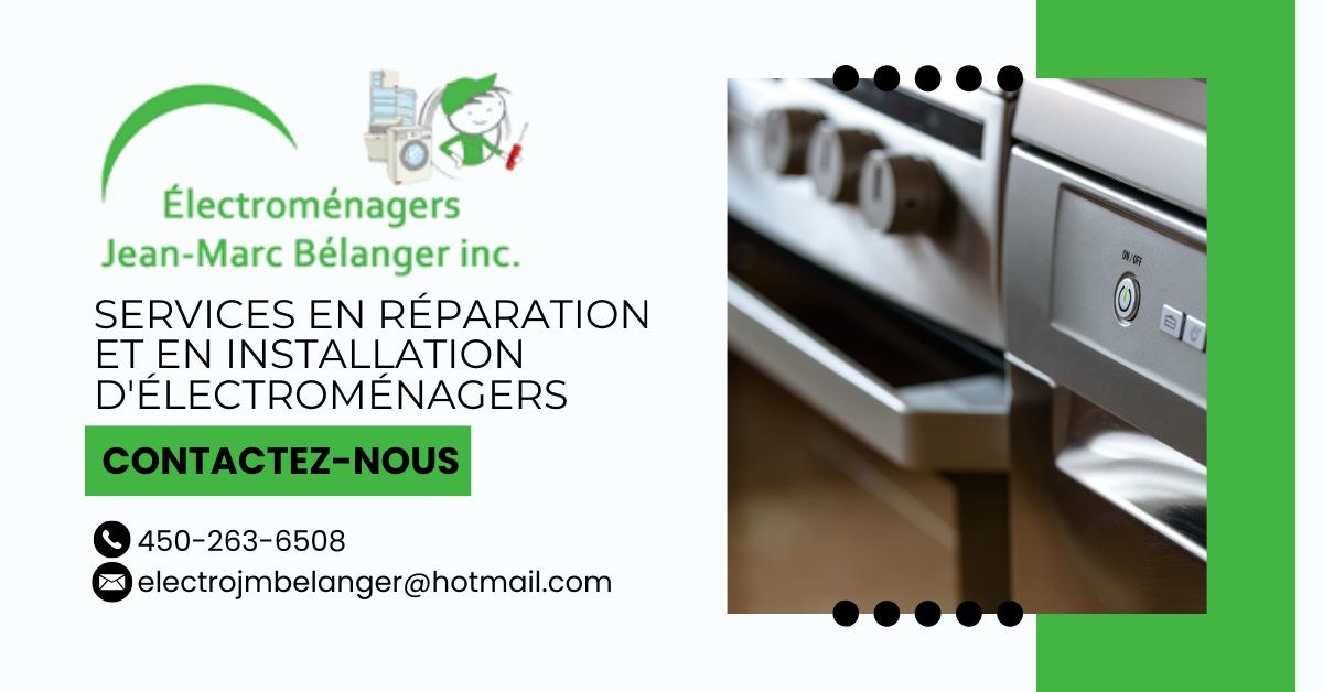 Bannière Électroménagers Jean-Marc Bélanger