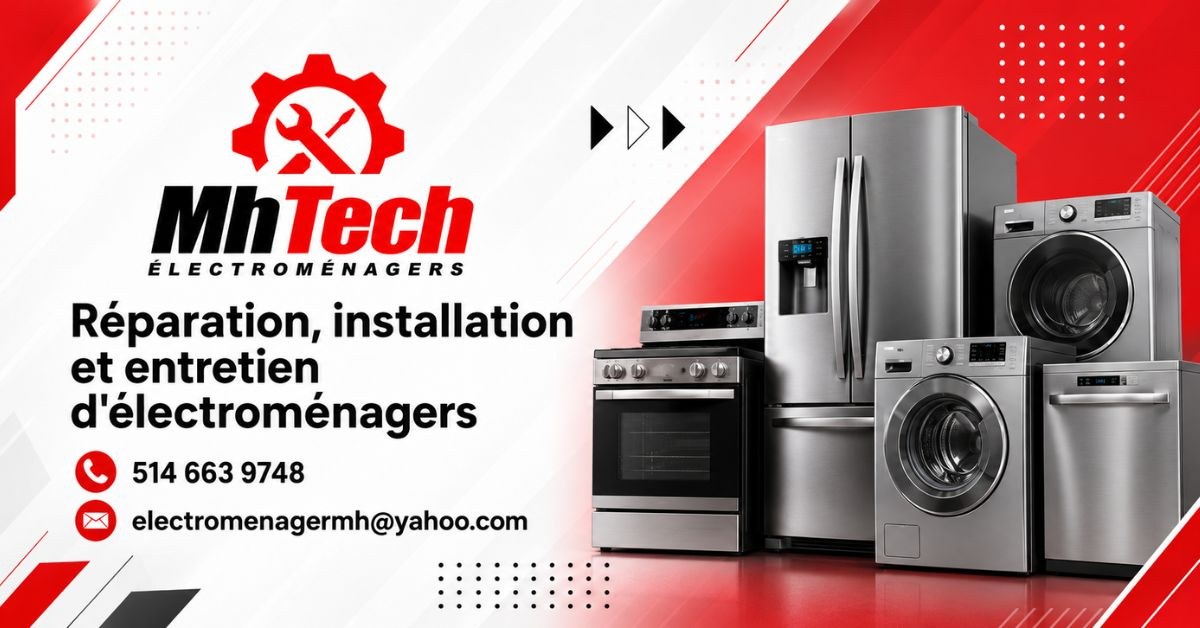 Bannière MH Tech Électroménagers